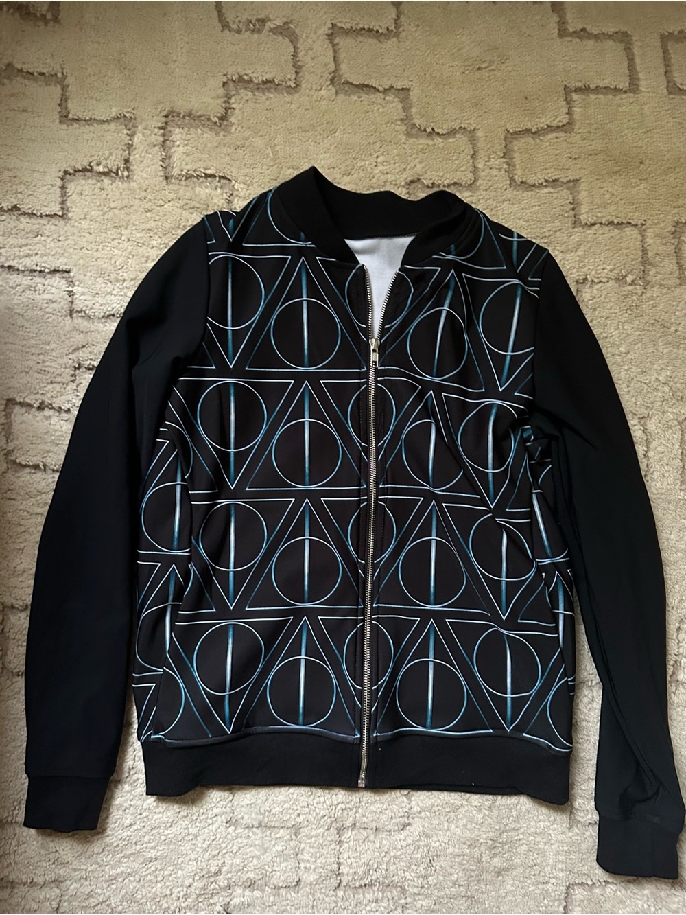 Blackmilk Harry Potter Deathly Hallows Bomber Jacket size small